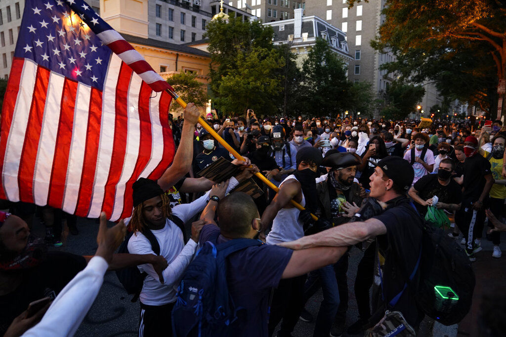 APTOPIX Minneapolis Police Death Washington Protest